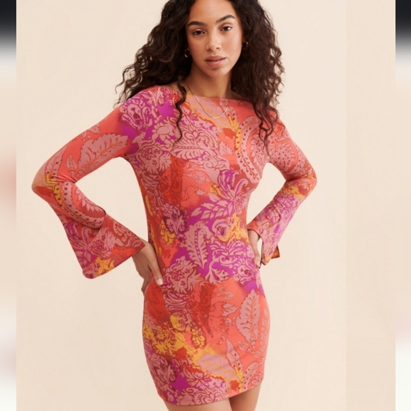 Urban Outfitters Dresses & Skirts - Urban Outfitters Silence & Noise Bohemian Long Sleeve Dress